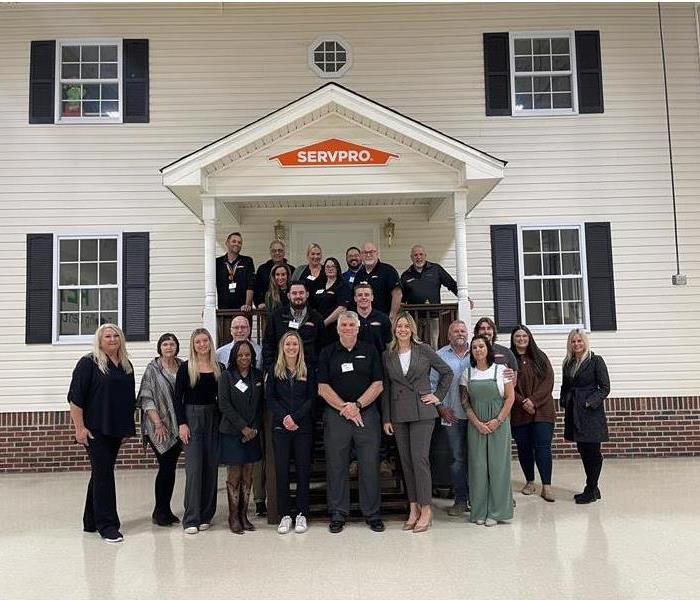 Our Marketing Manager, Dan Falese, at a manager's training at Servpro HQ!